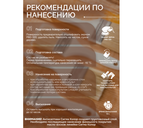 Приобрести АНТИСЕПТИК «СИГМА-ГРУНТ ОСНОВА» в Туле, Тульская область